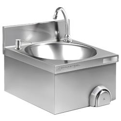 Lave Mains à Commande Fémorale Inox - Dynasteel - 3701634906580_0