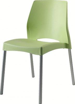 LOT DE 4 CHAISES PEP\'S COLORIS PISTACHE - MANUTAN COLLECTIVITÉS