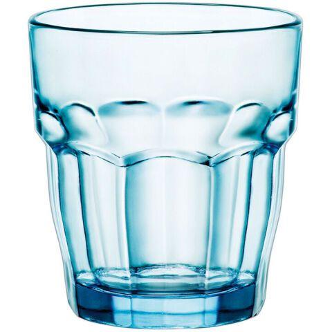 LOT DE 6 - ROCK BAR GOBELET TREMPÉ LOUNGE ICE BLUE 27 CL