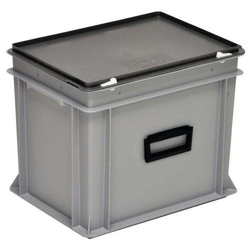 MALLETTE BAC RAKO 24L GRIS ET COUVERCLE GRIS FONCÉ - UTZ