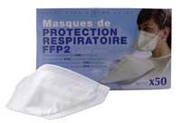 Masque de protection respiratoire FFP2 Saniperfex - Protection contre virus et infections_0