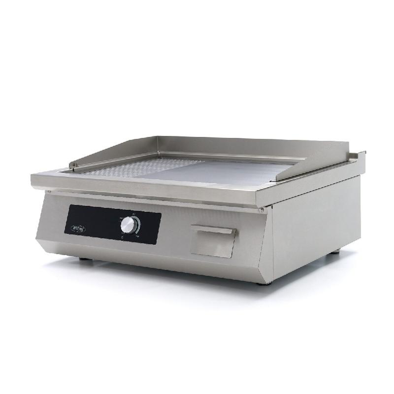 Maxima Plancha à induction 700 - lisse et rainurée - 5 000 W - double – 80 × 70 × 38 cm – 5000 W - AKS-09371200_0