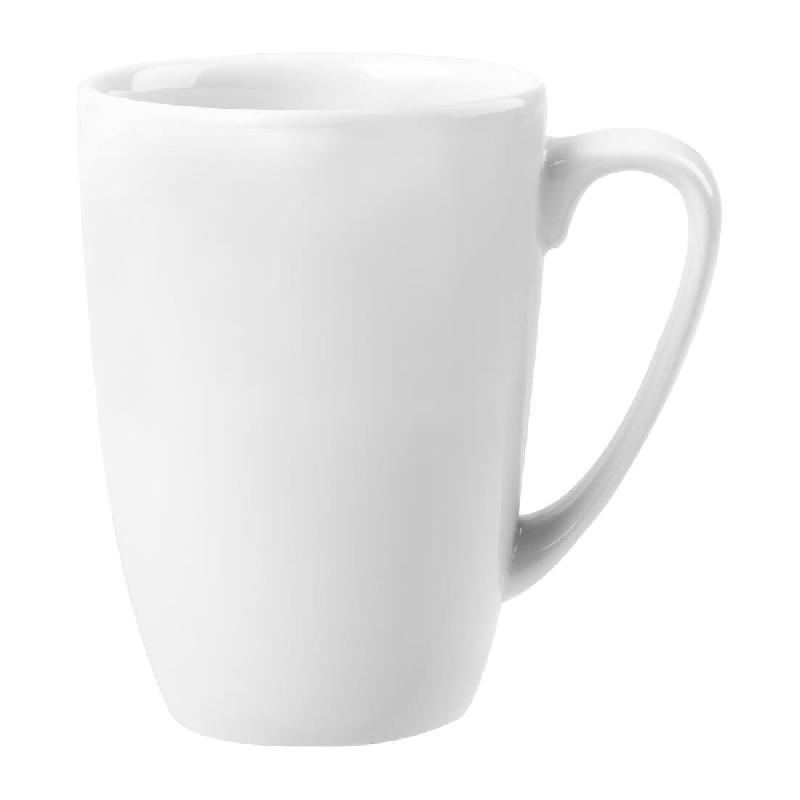 Mugs White 340ml (Lot de 12) - CHURCHILL - blanc porcelaine 5034414363692_0