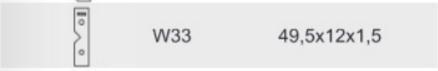 PAIRE DE PLAQUETTES REF.W33 BOUVETAGE D'ANGLE