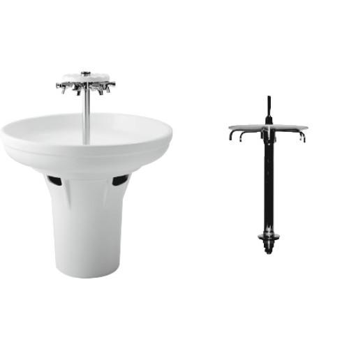 PIED 50CM POUR LAVABO CIRCULAIRE PORCHER