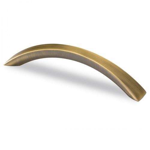 POIGNÉE DE MEUBLE EGARA - 155 X 20 MM - HAUTEUR 30 MM - PAR 4 - LAITON ANTIQUE BROSSÉ HETTICH