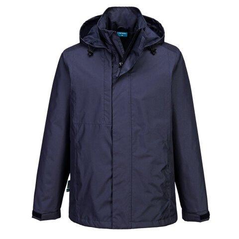 PORTWEST CD867 VESTE DE PLUIE WX2 ECO-CONÇU MARINE - TAILLE L