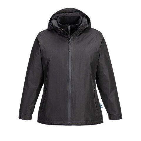 PORTWEST S574 VESTE 3 EN 1 POUR FEMMES NOIR - TAILLE XL