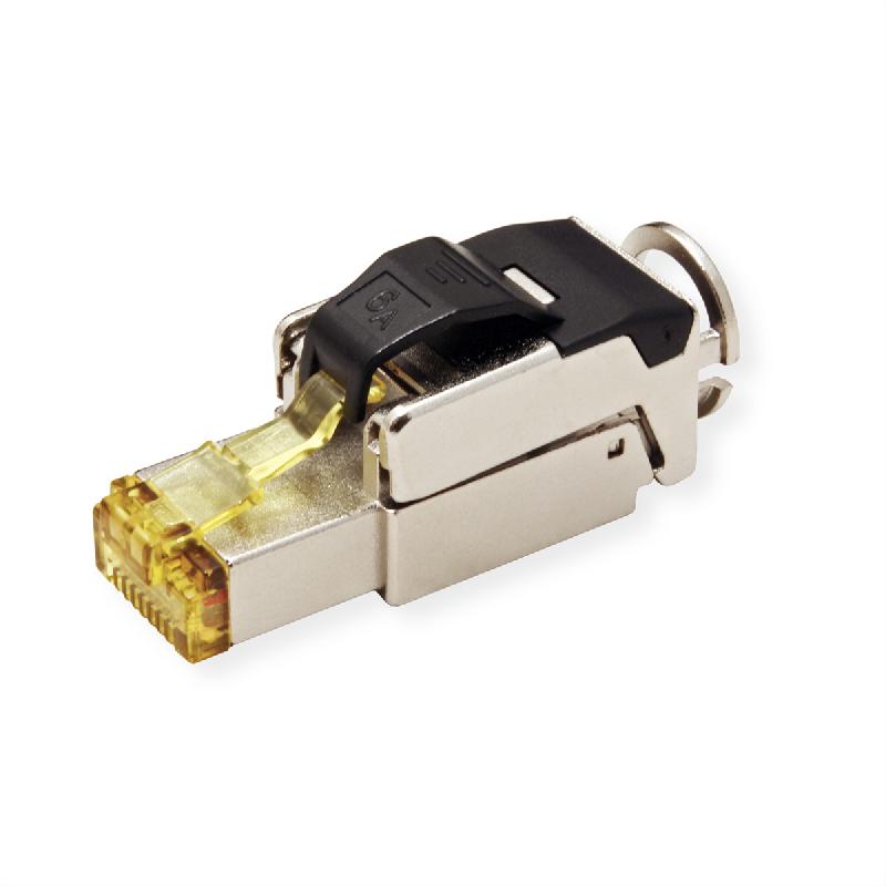 ROLINE Connecteur RJ-45 à confectionner Cat.6A (Classe EA), STP, argent_0