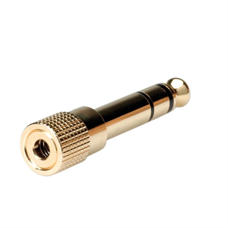 ROLINE GOLD Adaptateur stéréo 6,35 mm M - 3,5 mm F_0