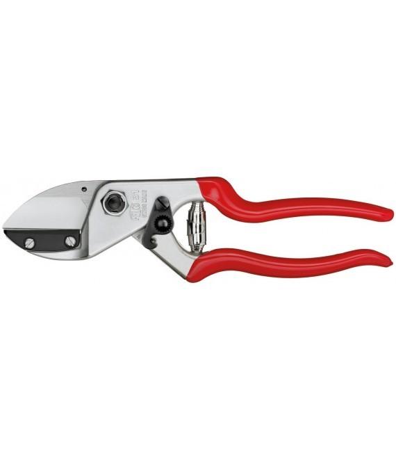 Sécateur Felco 31 - lame biseautée en acier trempé - enclume en laiton - coupe bois très dur - Ø 25 mm_0