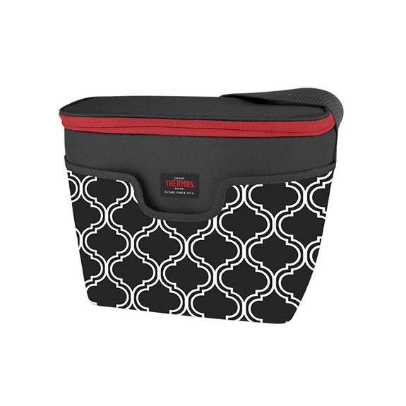 SAC ISOTHERME 8L NOIR ET BLANC - RAYA PREMIUM BROOKE - THERMOS