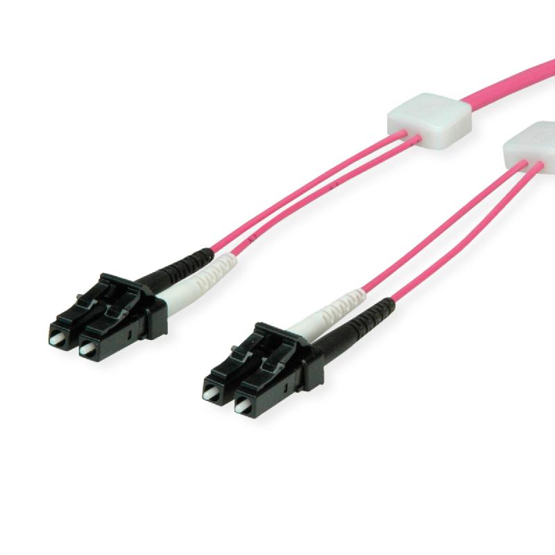 SaCon Câble FO duplex 50/125µm OM4, LC/LC, violet, 7,5 m_0