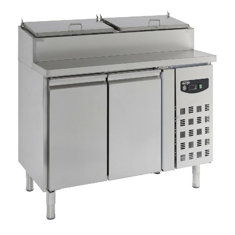 Saladette 2 PORTES 6x1/3GN RÉCIPIENT - 7450.0102 Combisteel - gris inox 7450.0102_0