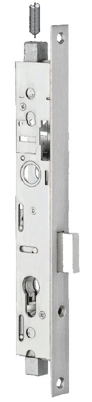 Serrure à encastrer 3 points pêne dormant variaxe 45 mm Stremler 2272.45.0 - 019144 - têtière inox et coffre acier zingué_0