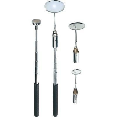 SET DE MIROIRS D'INSPECTION 5 PIÈCES AVEC ÉCLAIRAGE LED TOOLCRAFT 816419 1 SET