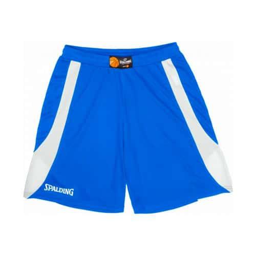 SHORT BASKET ENFANT - SPALDING - JAM BLEU ROYAL BLANC