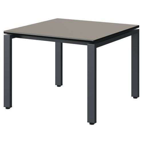 TABLE MALIBU 80X80 T3 SOUDÉ STR GRIS U727/NOIR GRIS 7016