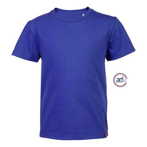 TEE-SHIRT PERSONNALISABLE COL ROND ENFANT EN COTON ROYAL