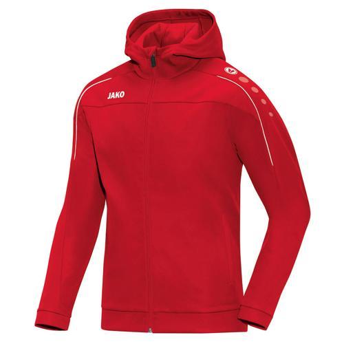 VESTE À CAPUCHE JAKO CLASSICO ROUGE