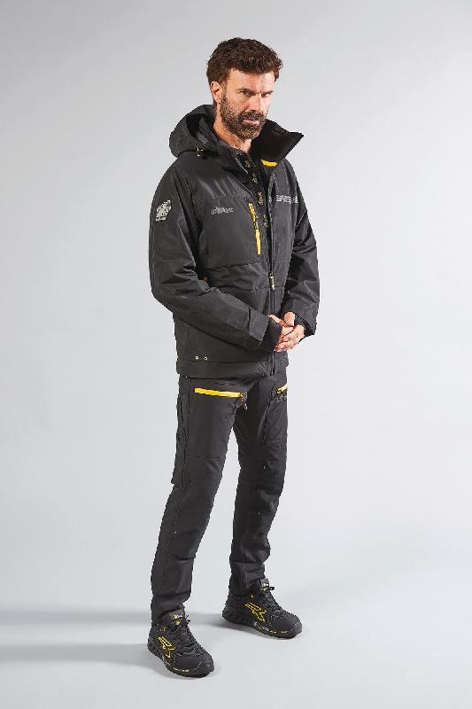 Veste de travail matelassée Wink - Réf: UPFU255 - U-Power - Imperméable et thermorégulatrice avec poches zippées et bande réfléchissante_0