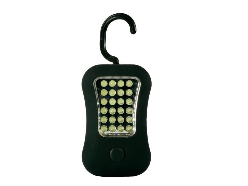 LAMPE DE POCHE ARCAS 24 LED + 4 LED LIGHT AVEC AIMANT ET CROCHET PIVOT_0