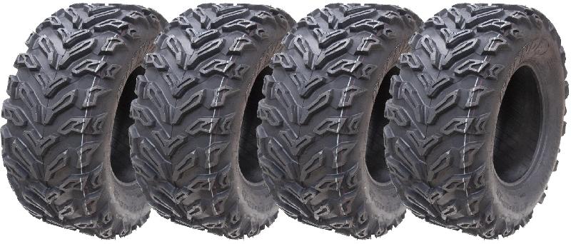 25x10.00-12 Quad ATV Tyres 6ply Wanda P3103 E-Marked Road Legal Tires (Set of 4)_0
