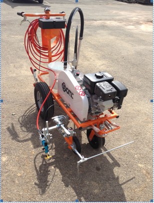 Machine de marquage routier Airless 30 Pro - moteur Subaru 6 CV - pompe Airless 6 lt/mn - largeur de marquage de 5 à 20 cm_0