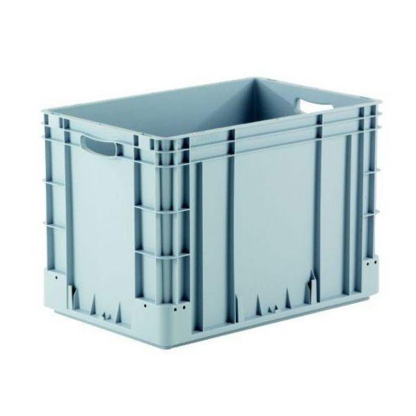 Bac norme Europe Rolléco - poignées ouvertes - 600 x 400 mm - Hauteur 420 mm_0