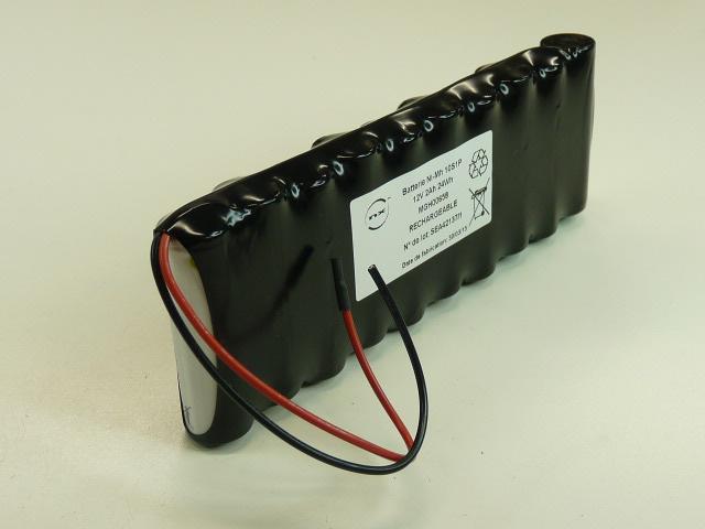 BATTERIE NIMH 10X AA 10S1P ST1 12V 2AH F_0