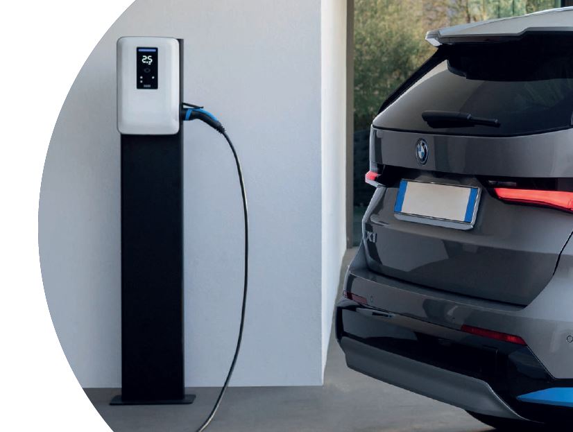 Borne de recharge avec câble pour voiture électrique -  Dazebox Home T_0