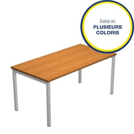 BUREAU OPÉRATIONNEL PIEDS MÉTAL VENERE L.160 CM (COLORIS AU CHOIX)