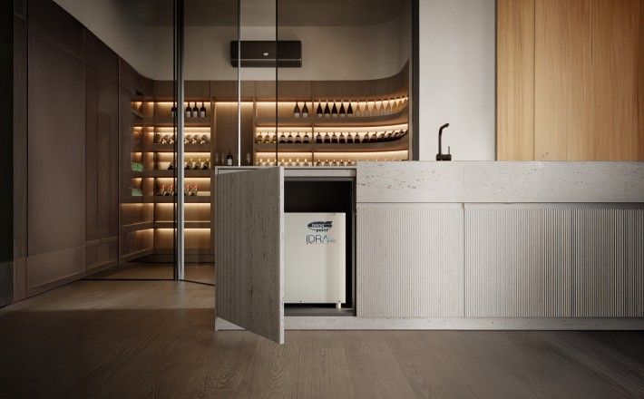 Climatiseur invisible à basse température pour les caves à vin, avec contrôle de l'humidité - WINE IDRA mono-split_0