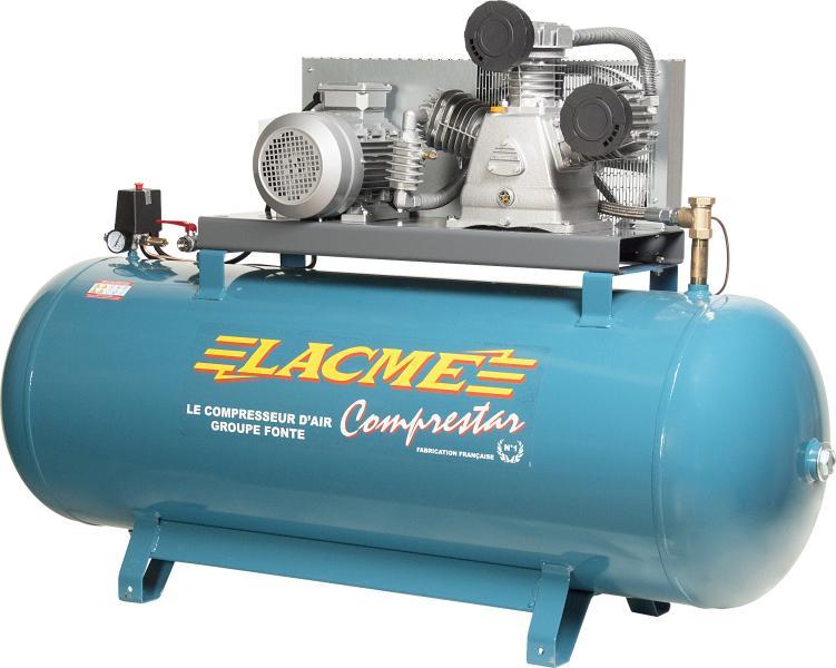 Compresseur 500 litres lacmé : comprestar 5042b hp - 303210_0