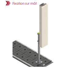 Déport d'antenne DEAN EVO - DCB - Solution pour antennes 4G/5G - Hauteur 1500-2750 mm_0