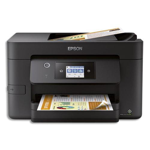 Epson WorkForce Pro WF-3820DWF C11CJ07403 - Imprimante multifonction A4, impression recto-verso auto, Wi-Fi, Ethernet, écran tactile 6,8 cm_0