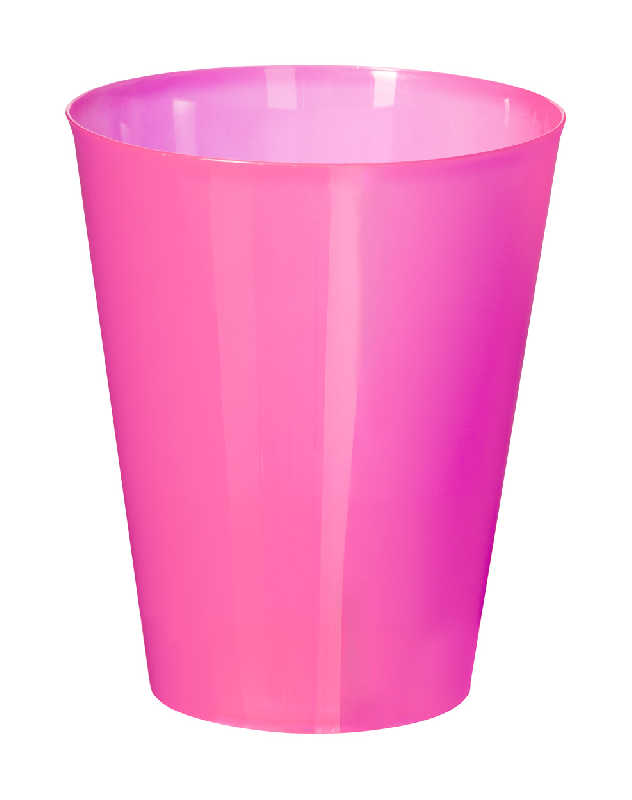 Gobelet événementiel réutilisable en plastique PP coloré - 500 ml - Couleur rose_0
