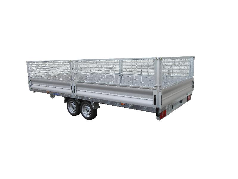 Jeu de rehausses grillagées - Hauteur 0m60 - Référence 36008 pour remorque Lider_0