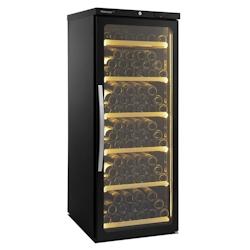 MARECOS Armoire Bi Temperatures - Capacite:125 Bouteilles - 1 Porte Vitree CV350-PV-2T-EXCLUSIVE - noir métal CV350-PV-2T-EXCLUSIVE_0