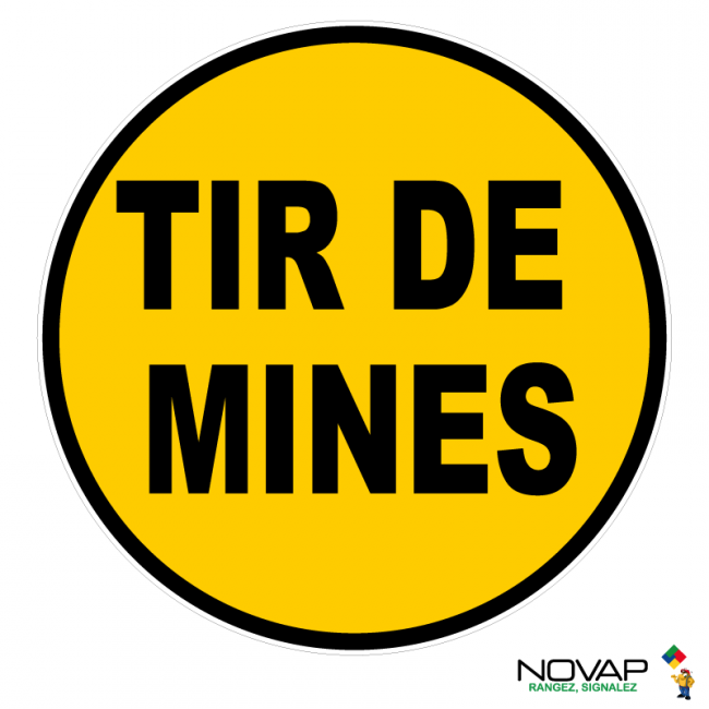 Panneaux rigides ronds jaune 300 mm avertissements dangers - PNRPSC-NV04/TMN_0