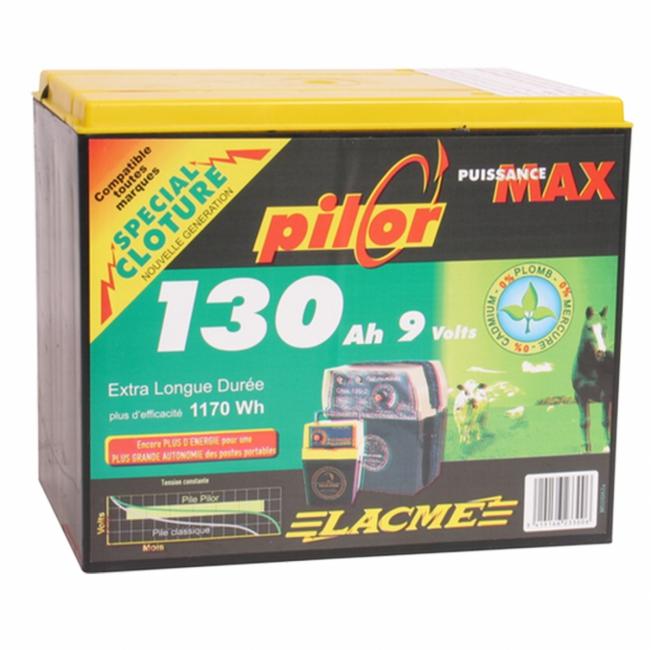 PILE PILOR 9V / 130AH LACME