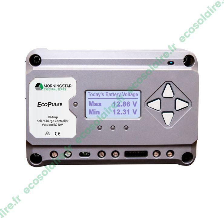 Régulateur de charge solaire ECOPULSE EC-20M - 20A - 12-24V - MORNINGSTAR_0