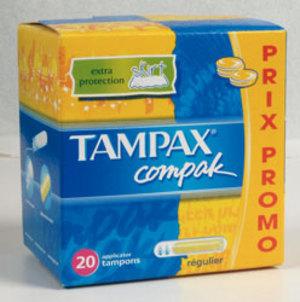 TAMPONS TAMPAX COMPAK AVEC APPLICATEUR