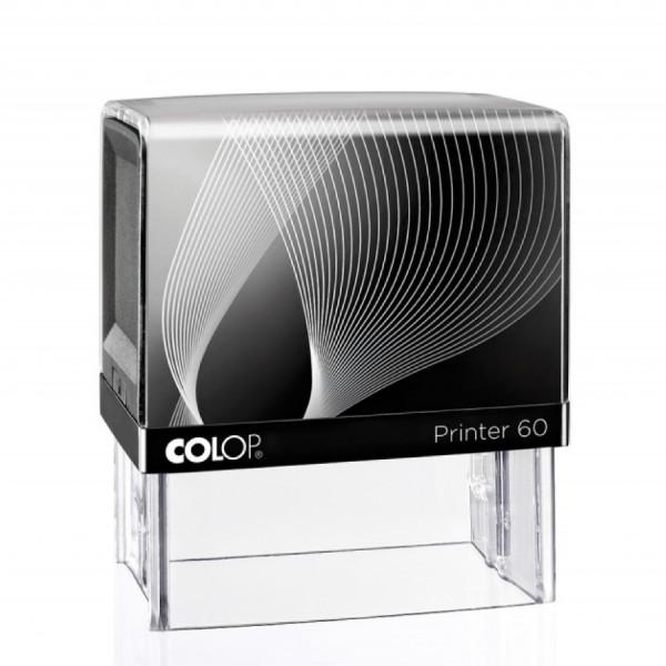 Tampon personnalisable Printer 60 - Colop - 8 lignes - avec logo et texte personnalisé_0
