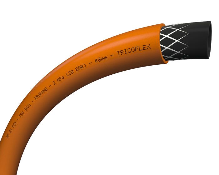 168442 - Tuyau de gaz Tricoflex 20 m - Norme ISO 3821 - Souple et résistant pour GPL_0