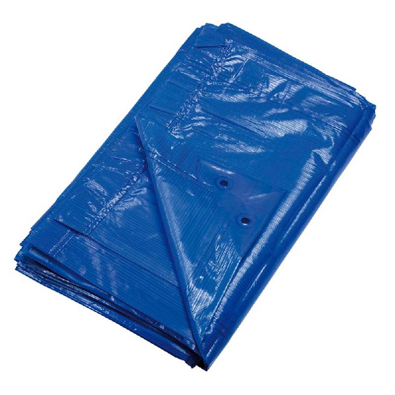Bâche de chantier écoplatinium opaque 10x15 m 90 g/m2 PRB09010X15EP - Polyéthylène non tissé, étanche, anti-UV_0