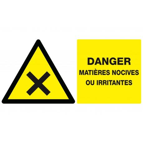 Danger matieres nocives ou irritantes 330x200mm TALIAPLAST | 621306_0