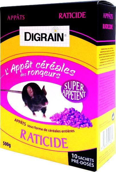 DIGRAIN APPAT CEREALES DES RONGEURS 500 GR