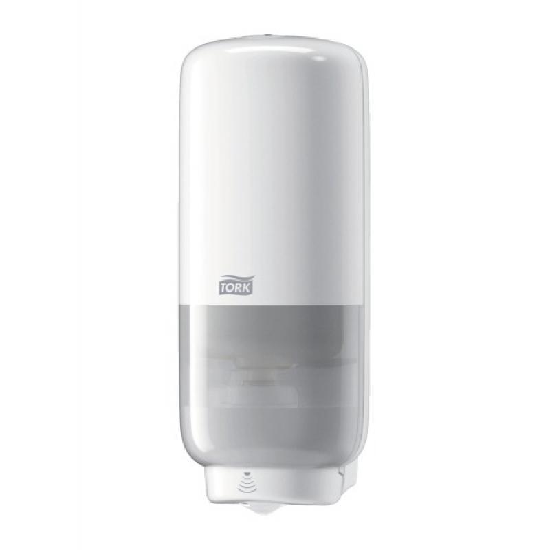 Distributeur de savon mousse 1 l TORK à capteur intuition sans contact en plastique coloris blanc_0