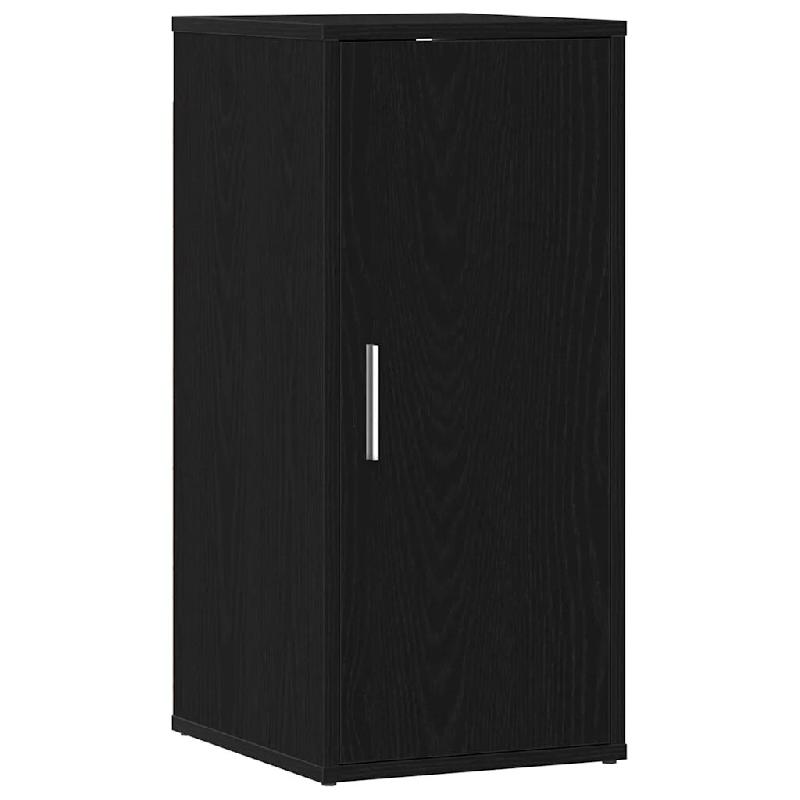 Helloshop26 - Armoire à chaussures murale pratique avec 5 étagères 32 x 35 x 70 cm en bois d'ingénierie chêne noir 02_0051802 - noir Bois massif_0